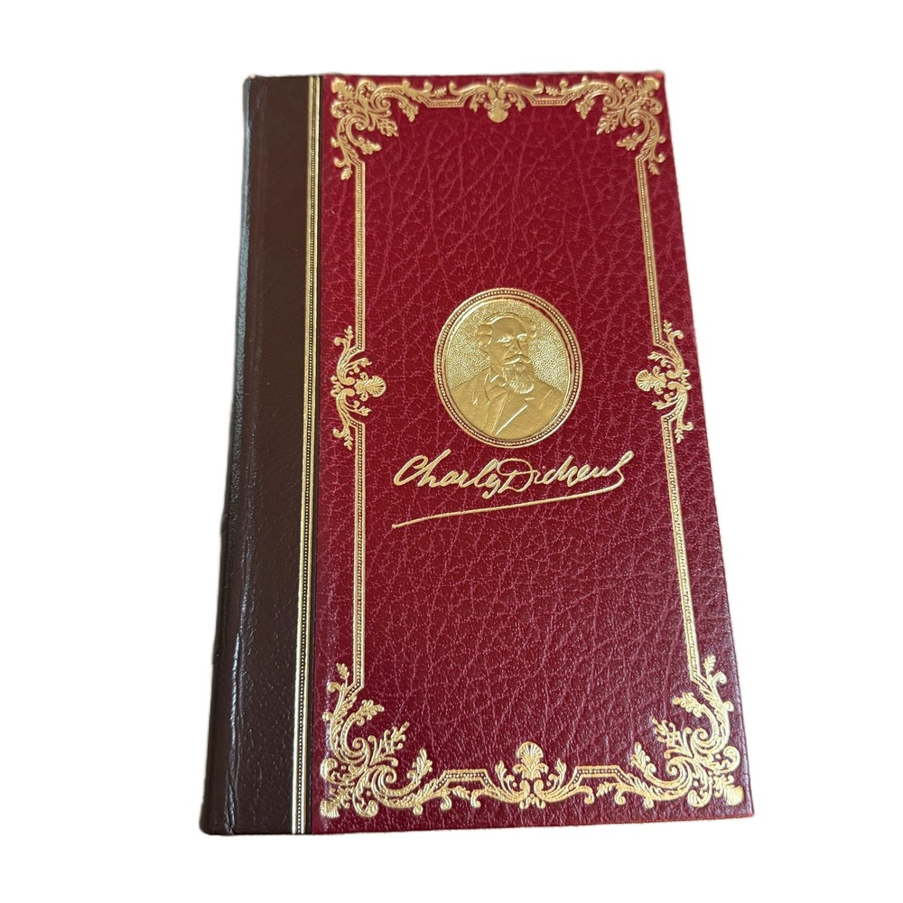 Charles Dickens Complete Works Sketches by Boz II Red Gold Gilt Hardcover Book